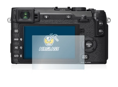 Image of the device Fujifilm X-E2S with a wide variety of screen protectors.
