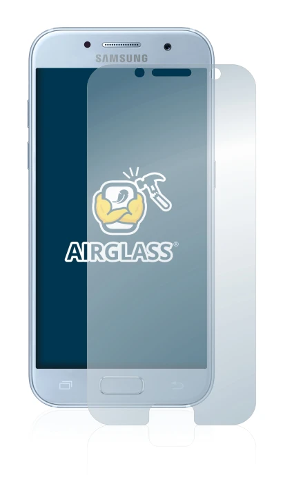 Image of the device Samsung Galaxy A5 2017 with a wide variety of screen protectors.