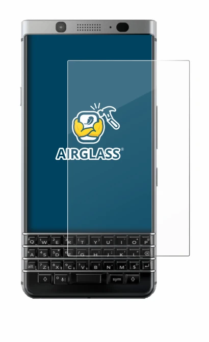 Image of the device BlackBerry Keyone with a wide variety of screen protectors.
