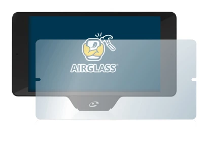 Image of the device Coyote Nav+ 2017 with a wide variety of screen protectors.