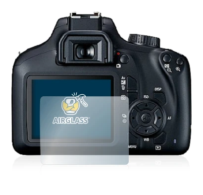 Image of the device Canon EOS 4000D with a wide variety of screen protectors.