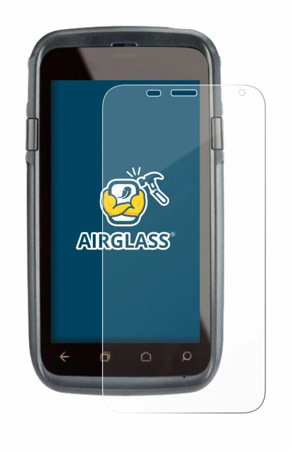 Image of the device Honeywell Dolphin CT60 with a wide variety of screen protectors.