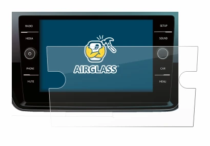 Image of the device Volkswagen Polo 2018 Composition Media 8" 2017 with a wide variety of screen protectors.