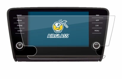 Image of the device Skoda Amundsen Superb 2018 Infotainment System 8" with a wide variety of screen protectors.