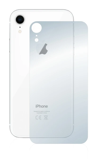 Image of the device Apple iPhone XR (Back) with a wide variety of screen protectors.