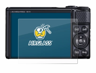 Image of the device Canon PowerShot SX740 HS with a wide variety of screen protectors.