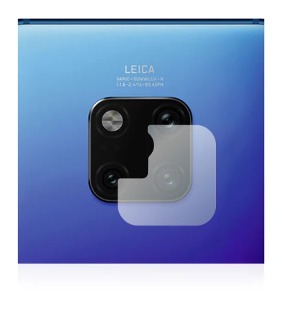 Image of the device Huawei Mate 20 Pro (ONLY Camera Lens) with a wide variety of screen protectors.