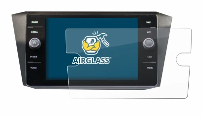 Image of the device Volkswagen Tiguan Discover Media 8" 2017-2019 with a wide variety of screen protectors.