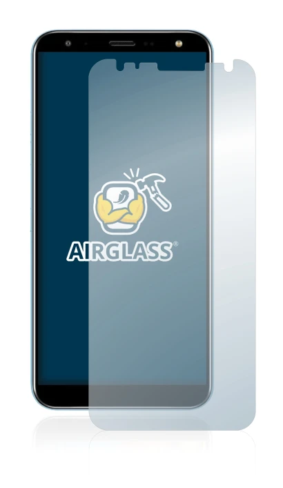Image of the device LG K40 with a wide variety of screen protectors.