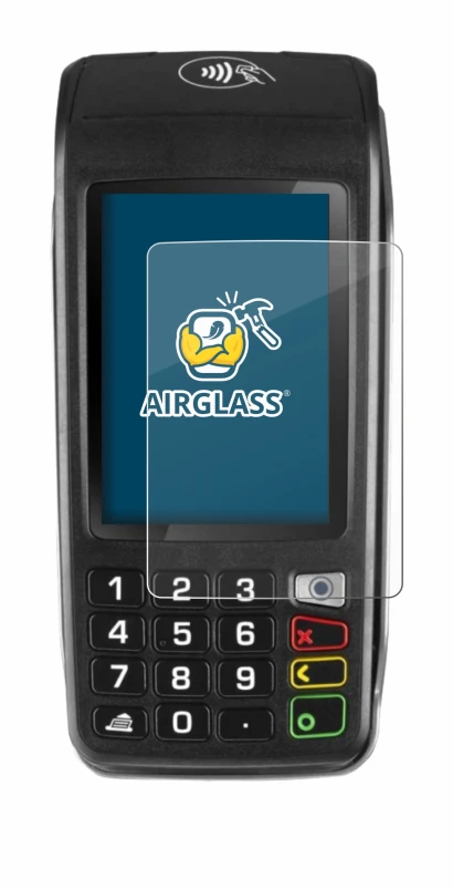 Image of the device ingenico Move/5000 with a wide variety of screen protectors.