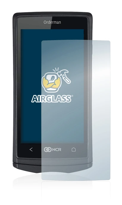 Image of the device Orderman 5 with a wide variety of screen protectors.