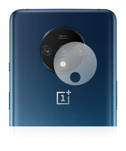 Image of the device OnePlus 7T (ONLY Camera Lens) with a wide variety of screen protectors.