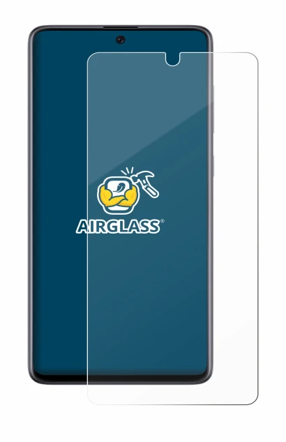 Image of the device Samsung Galaxy A71 with a wide variety of screen protectors.