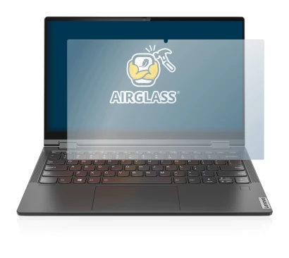 Image of the device Lenovo Yoga C640 with a wide variety of screen protectors.