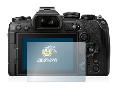 Image of the device Olympus OM-D E-M1 Mark III with a wide variety of screen protectors.
