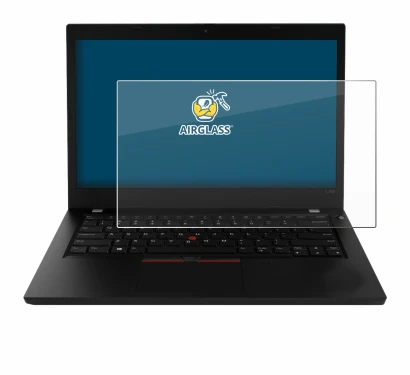 Image of the device Lenovo ThinkPad L490 with a wide variety of screen protectors.