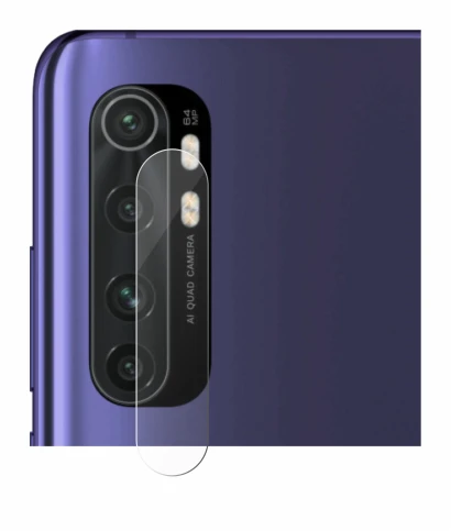 Image of the device Xiaomi Mi Note 10 Lite (ONLY Camera Lens) with a wide variety of screen protectors.