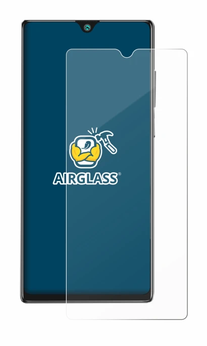 Image of the device Cubot P40 with a wide variety of screen protectors.