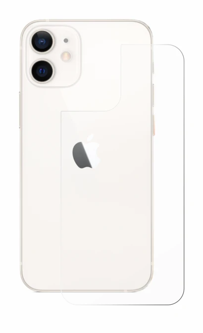 Image of the device Apple iPhone 12 mini (Back) with a wide variety of screen protectors.