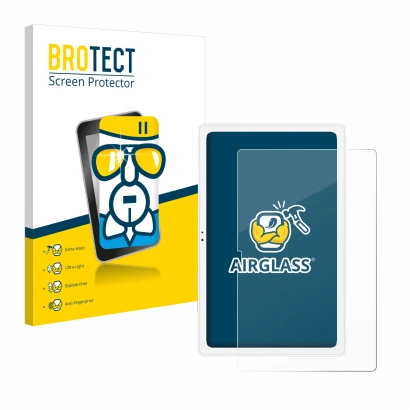 Front side of a product packaging with the brand logo BROTECT. Next to it is the device Samsung Galaxy Tab A7 10.4 WiFi 2020 s