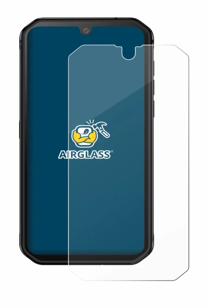 Image of the device Blackview BV9900E with a wide variety of screen protectors.