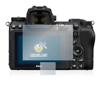 Image of the device Nikon Z 7 II with a wide variety of screen protectors.