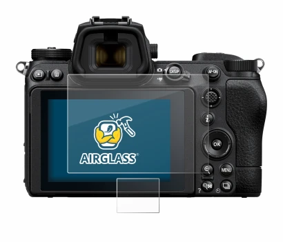 Image of the device Nikon Z 6 II with a wide variety of screen protectors.