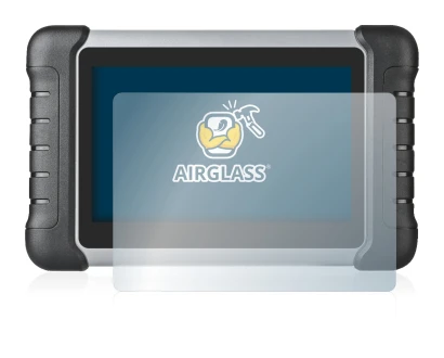 Image of the device Autel MaxiCOM MK808 with a wide variety of screen protectors.