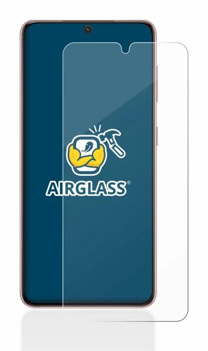 Image of the device Samsung Galaxy S21 5G with a wide variety of screen protectors.