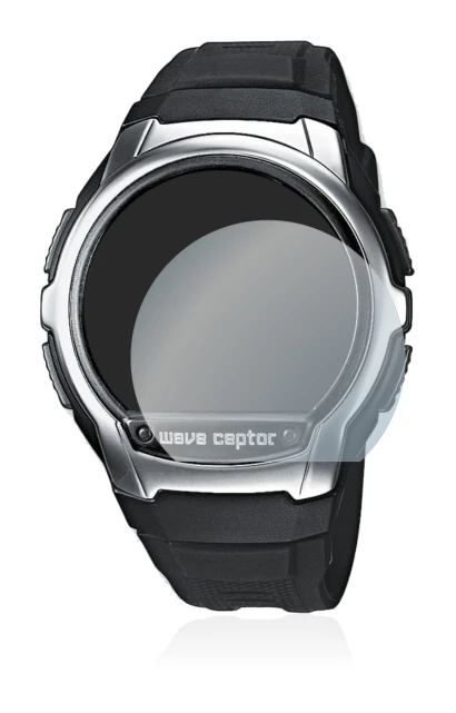Image of the device Casio Wave Ceptor WV-58 with a wide variety of screen protectors.