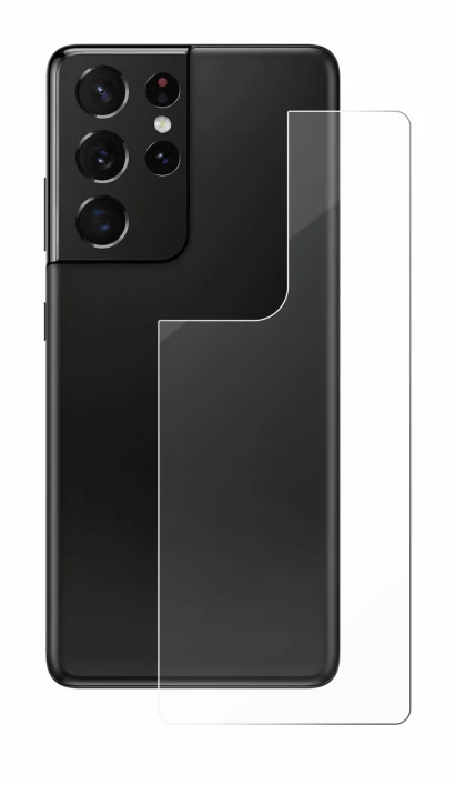 Image of the device Samsung Galaxy S21 Ultra 5G (Back) with a wide variety of screen protectors.
