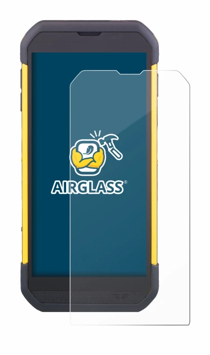 Image of the device Cipherlab RS35 with a wide variety of screen protectors.