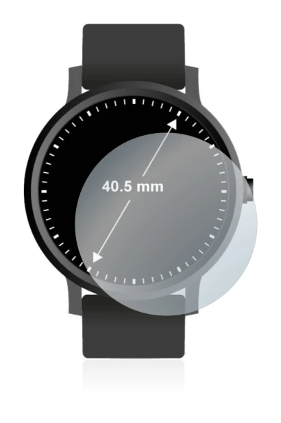 Image of the device Watches (Circular, ø: 40.5 mm) with a wide variety of screen protectors.