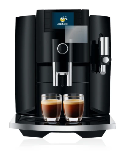 Image of the device Jura E8 (EB) with a wide variety of screen protectors.