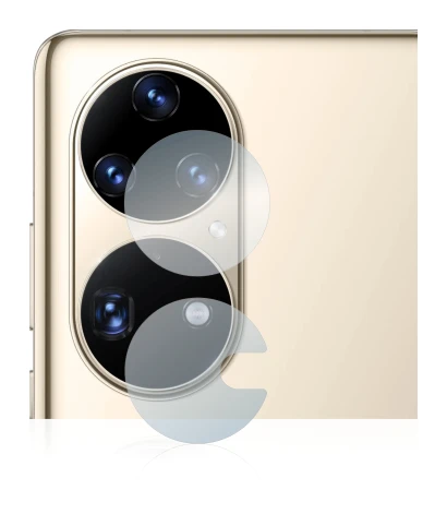 Image of the device Huawei P50 Pro (ONLY Camera Lens) with a wide variety of screen protectors.