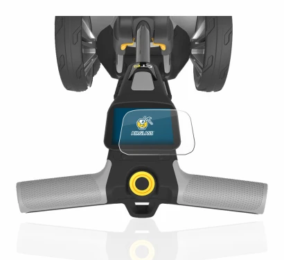 Image of the device PowaKaddy CT6 with a wide variety of screen protectors.