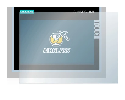 Image of the device Siemens Simatic HMI TP700 Comfort with a wide variety of screen protectors.