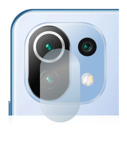 Image of the device Xiaomi 11 Lite 5G NE (ONLY Camera Lens) with a wide variety of screen protectors.