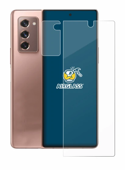 Image of the device Samsung Galaxy Z Fold 2 5G (Front+Camera) with a wide variety of screen protectors.