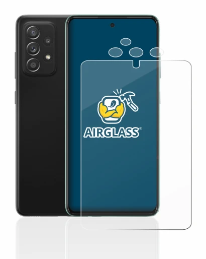 Image of the device Samsung Galaxy A52s 5G (Front+Camera) with a wide variety of screen protectors.