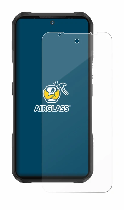 Image of the device Doogee V20 with a wide variety of screen protectors.