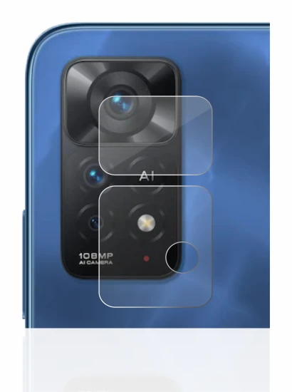 Image of the device Xiaomi Redmi Note 11 Pro 5G (ONLY Camera Lens) with a wide variety of screen protectors.