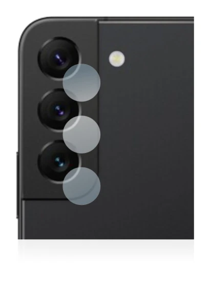 Image of the device Samsung Galaxy S22 5G (ONLY Camera Lens) with a wide variety of screen protectors.