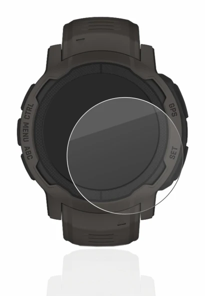 Image of the device Garmin Instinct 2 with a wide variety of screen protectors.