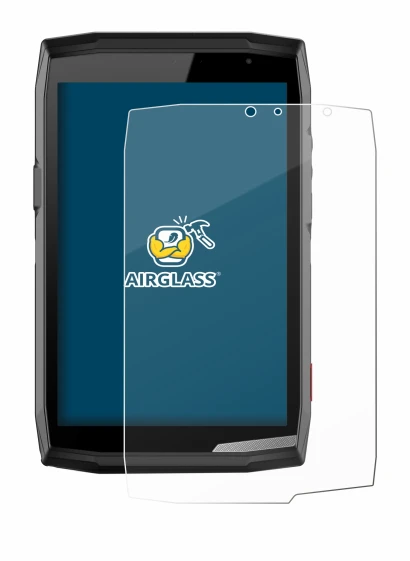 Image of the device Crosscall Core T5 with a wide variety of screen protectors.