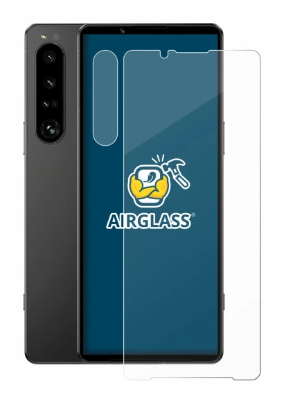 Image of the device Sony Xperia 1 IV (Front+Camera) with a wide variety of screen protectors.