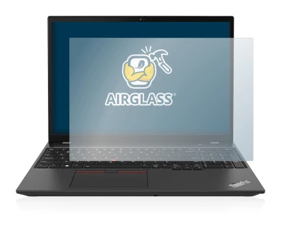 Image of the device Lenovo ThinkPad T16 Gen 1 16" with a wide variety of screen protectors.