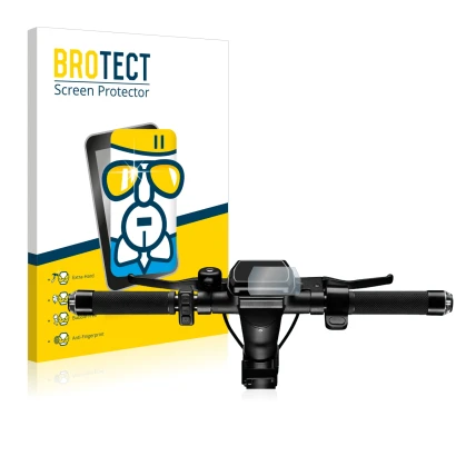 Front side of a product packaging with the brand logo BROTECT. Next to it is the device SoFlow SO4 Pro (2nd Gen.) shown with t