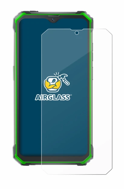 Image of the device Blackview BV7100 with a wide variety of screen protectors.