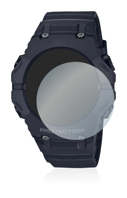 Image of the device Casio G-Shock GA-B001 with a wide variety of screen protectors.